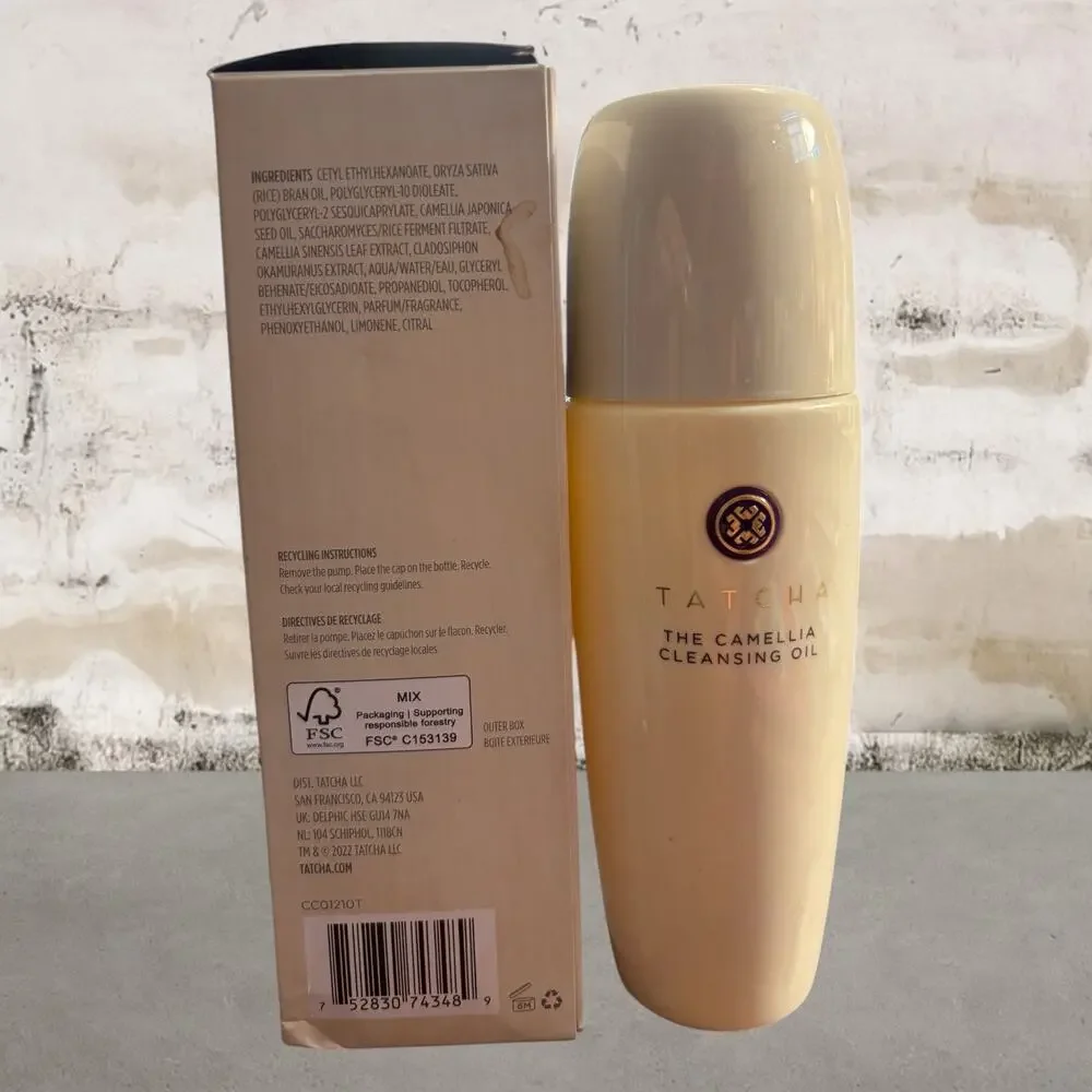 TATCHA The Camellia Oil 2-in-1 Makeup Remover & Cleanser NIB